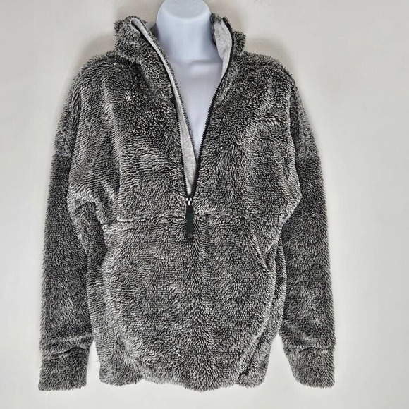 Prana Permafrost Hoodie 1/2 Zip Pullover Pockets Cotton Blend Lining Size XS - Picture 4 of 11